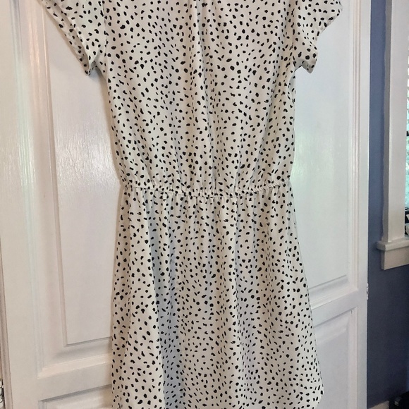 UO Kimchi Blue Button-Down Spotted Mini Dress - Picture 4 of 4